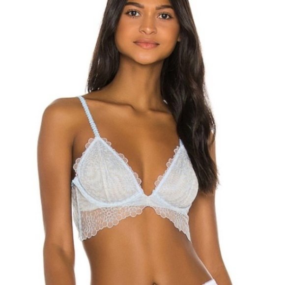 Free People LUCIA Underwire Bra Hydrandea 34B New - Picture 5 of 9